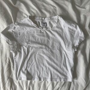 Tna White Crop Top
